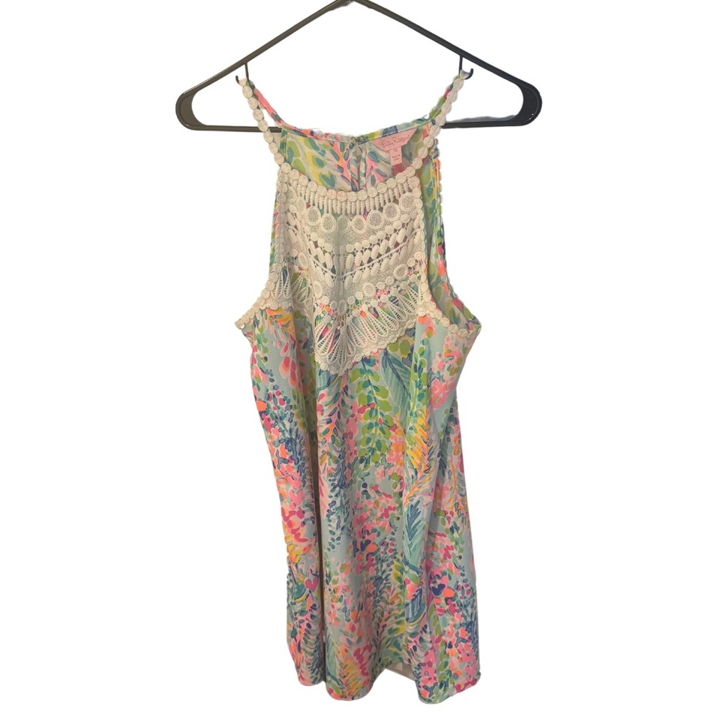 Lilly Pulitzer Size 12 High Neck Dress Like New